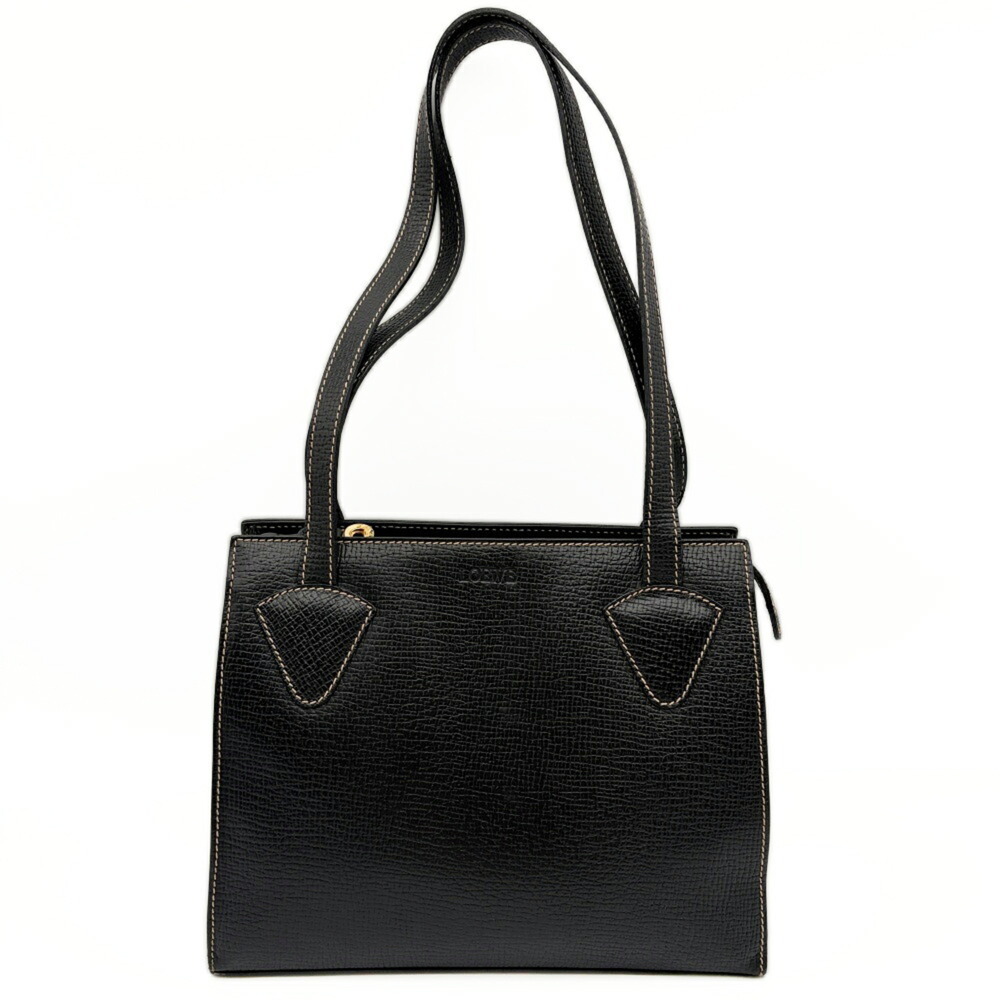 Loewe bag, shoulder Barcelona, leather, black.